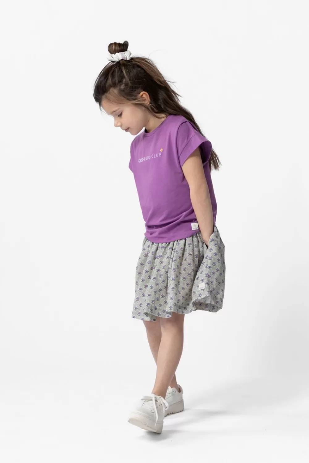 Kids Sissy-Boy T-Shirts En Tops>Paars T-Shirt Met Print