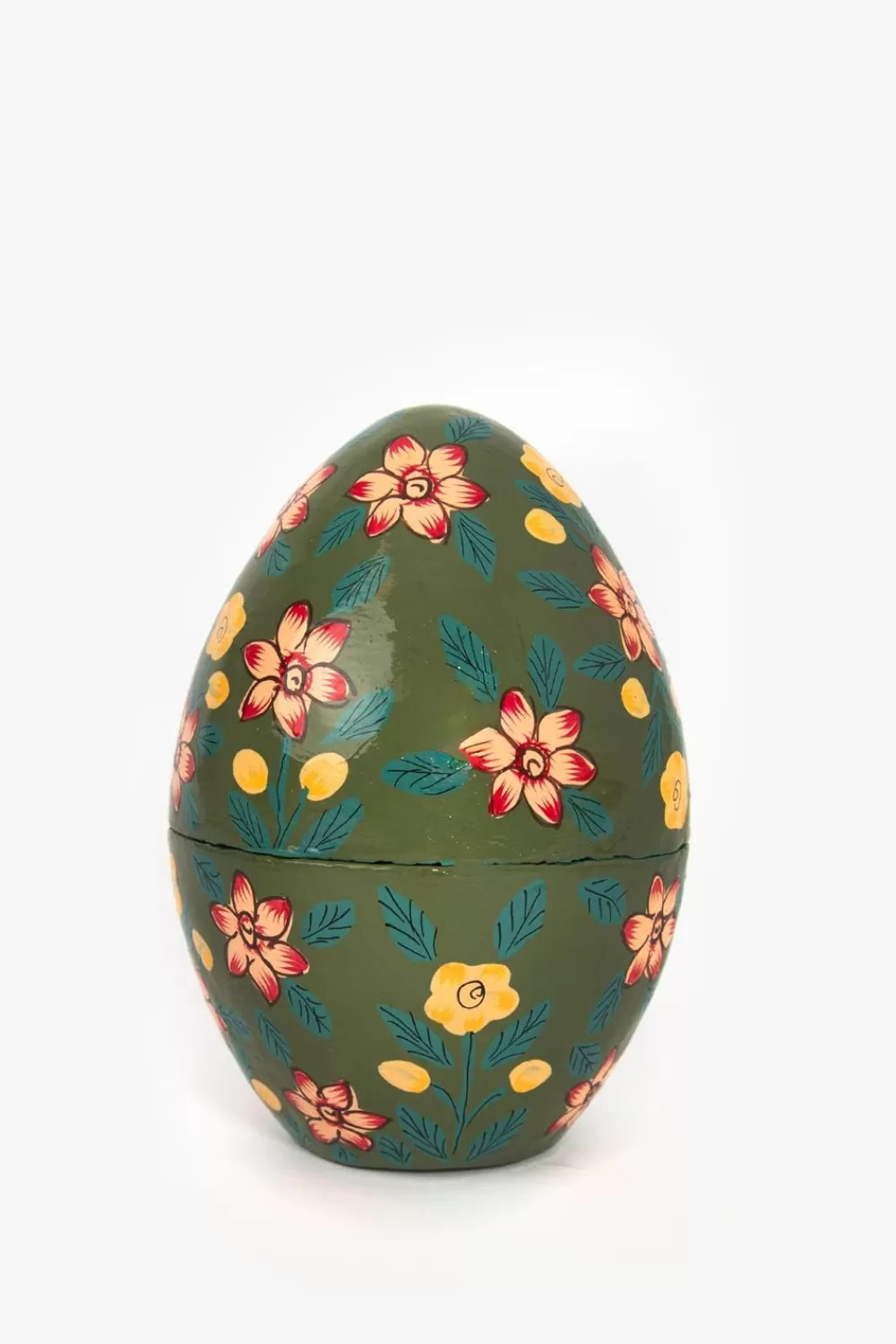 Sissy-Boy Woonaccessoires>Papier Mache Paasei Doosje Met Bloemenprint