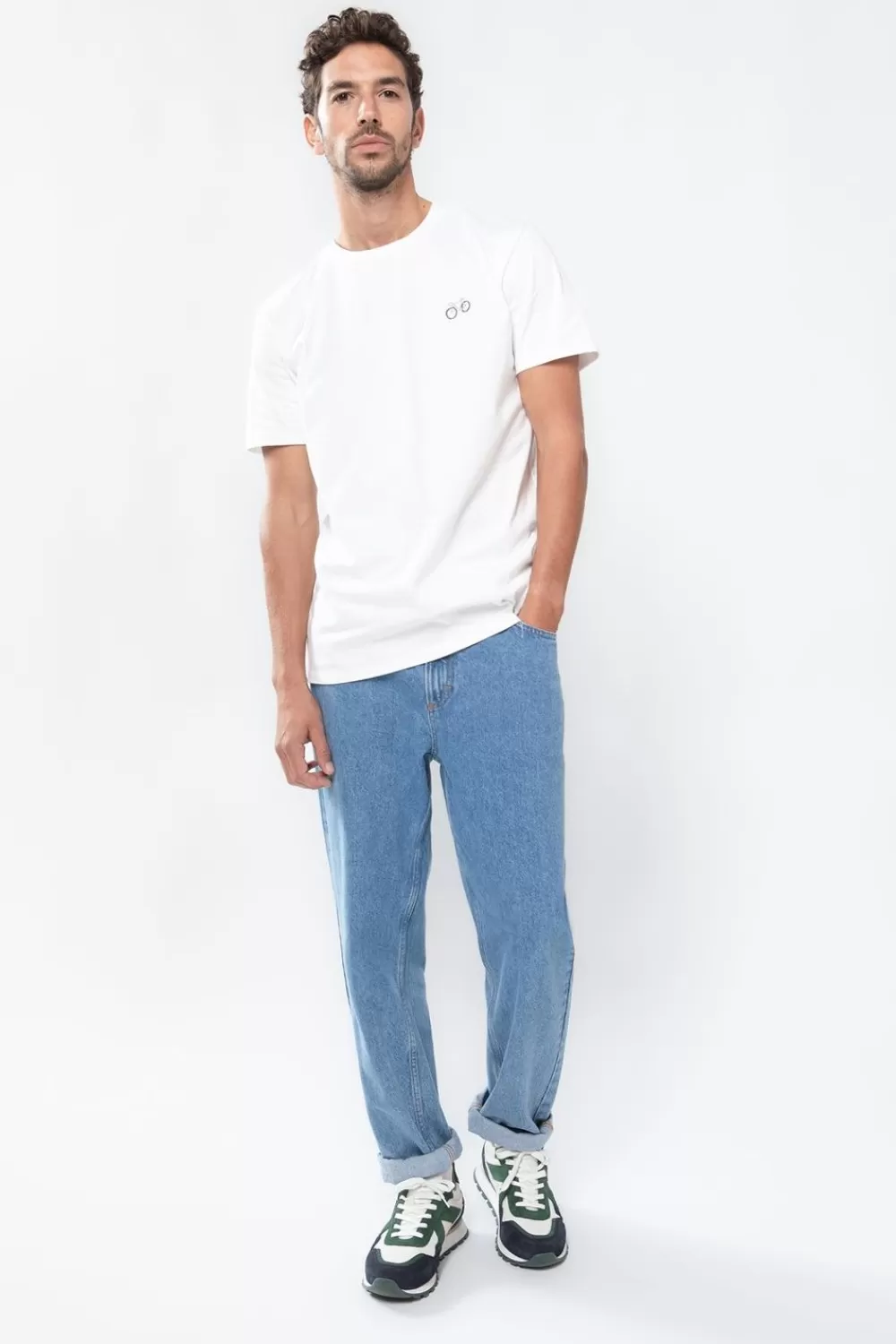 Heren Sissy-Boy Broeken>Perry Blue Loose Fit Jeans