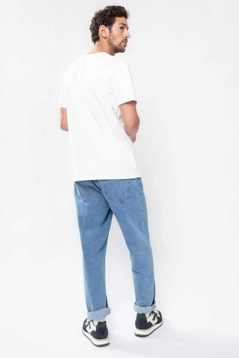 Heren Sissy-Boy Broeken>Perry Blue Loose Fit Jeans