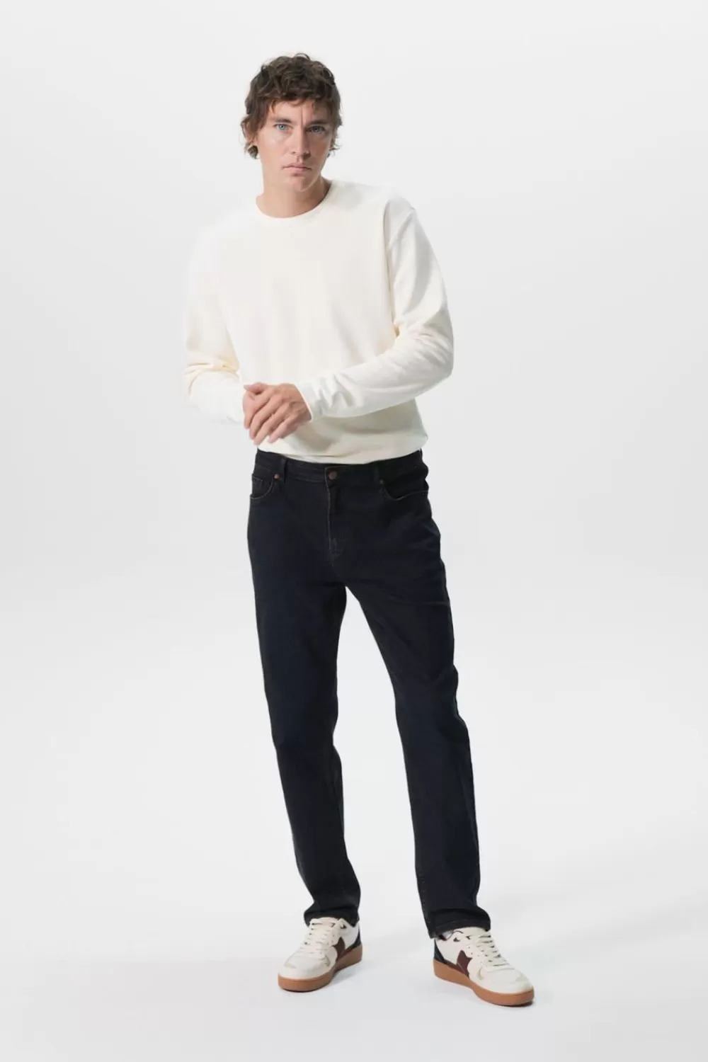 Heren Sissy-Boy Broeken>Perry Dark Loose Fit Jeans