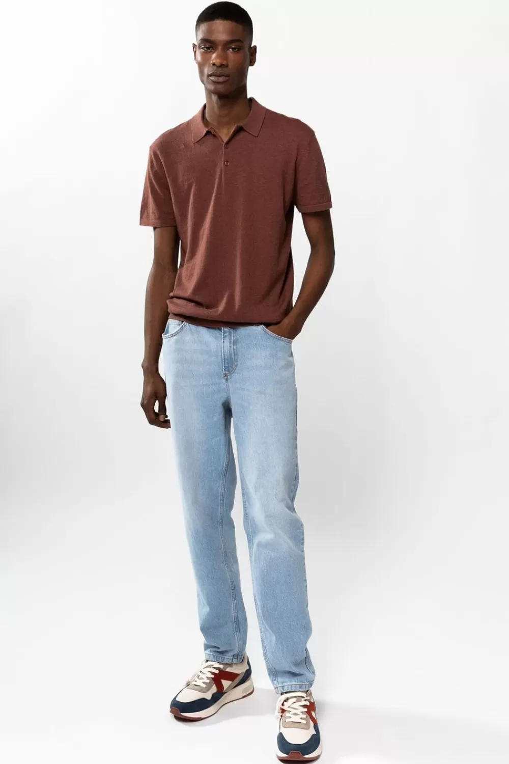 Heren Sissy-Boy Broeken>Perry Light Blue Loose Fit Jeans