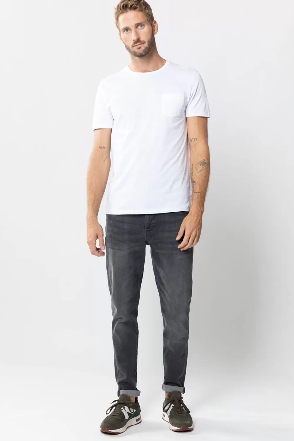 Heren Sissy-Boy Broeken>Phil Dark Grey Regular Fit Jeans