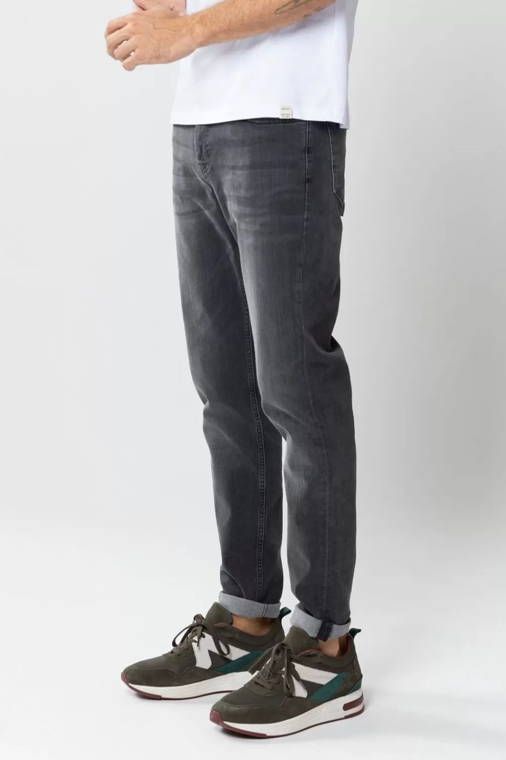 Heren Sissy-Boy Broeken>Phil Dark Grey Regular Fit Jeans