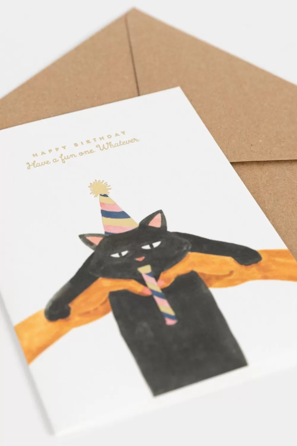 Sissy-Boy Stationery>Postkaart Happy Birthday Cat