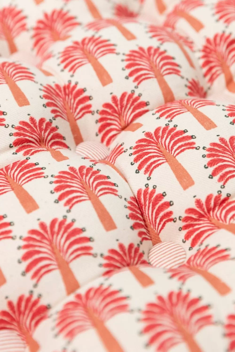 Sissy-Boy Kussens>Rood Tuinkussen Met Palmboom Print
