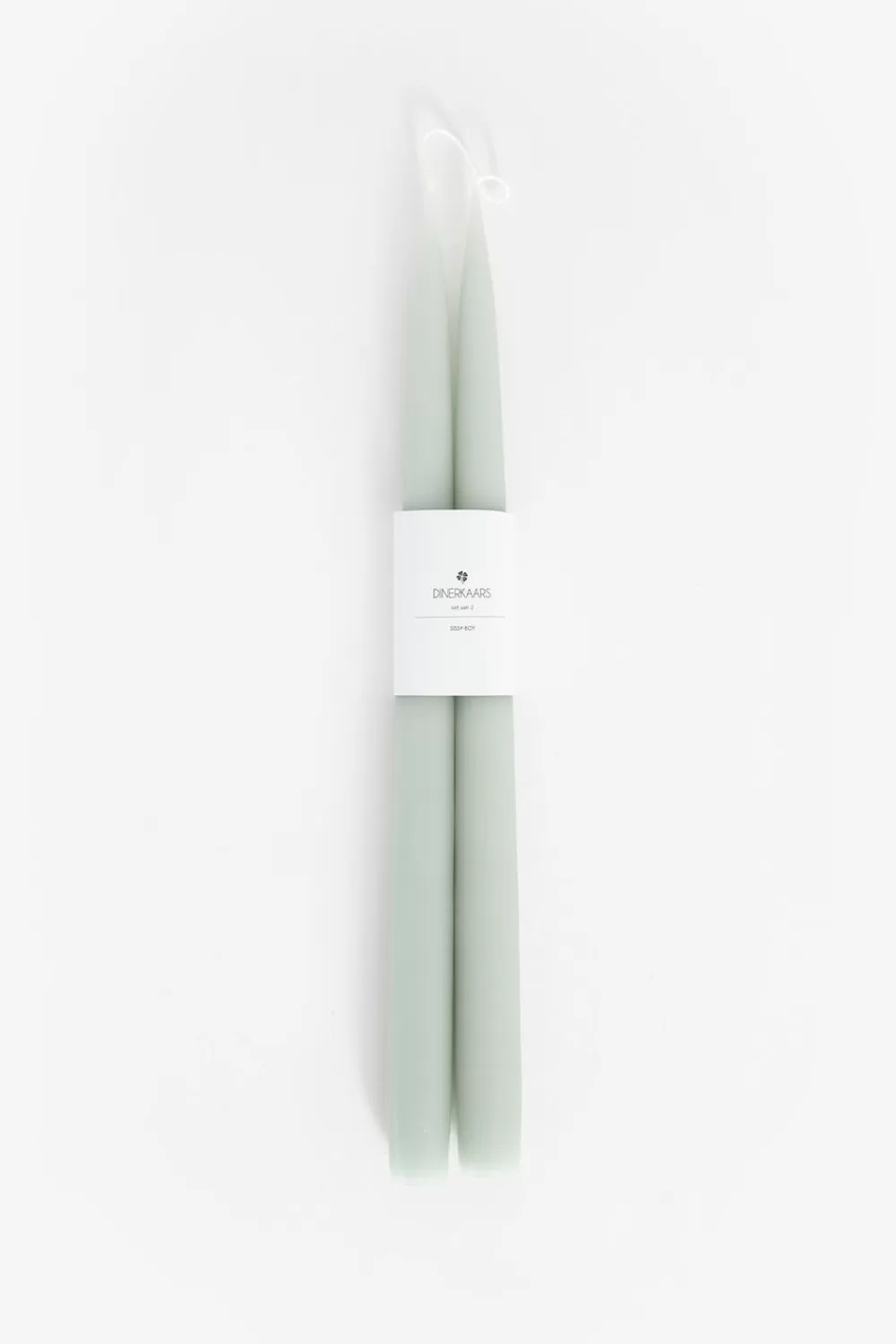 Sissy-Boy Kaarsen>Set Van 2 Lichtgrijze Dinerkaarsen 35 Cm