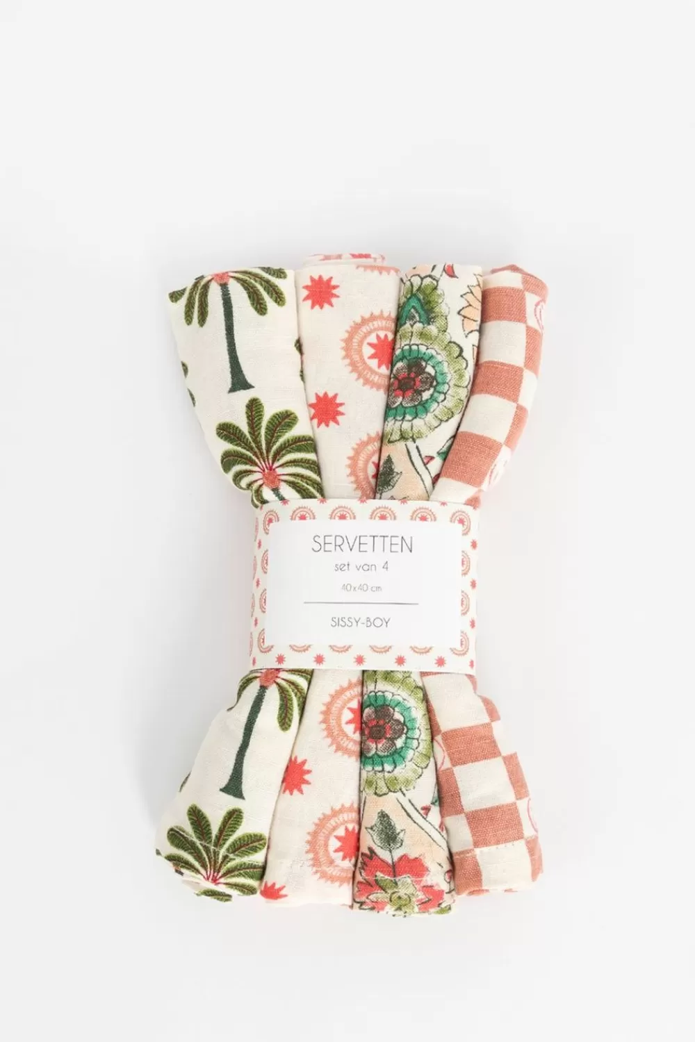 Sissy-Boy Keukentextiel>Set Van 4 Servetten Met Colour Print