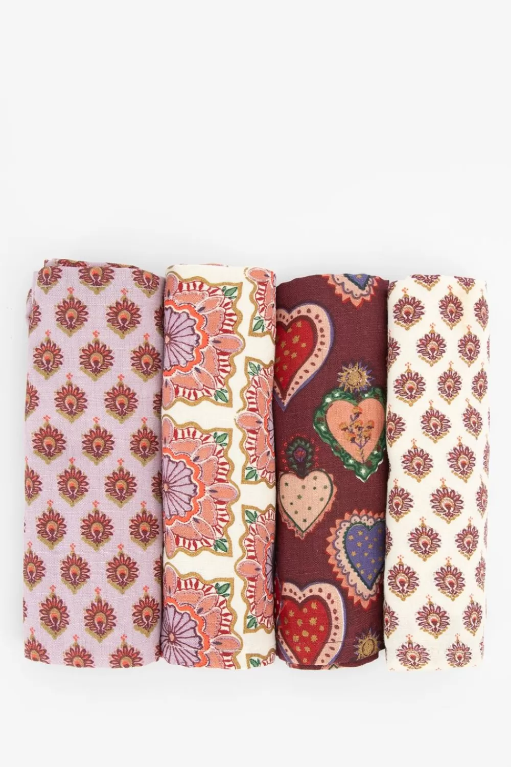 Sissy-Boy Keukentextiel>Set Van 4 Servetten Met Rode Print