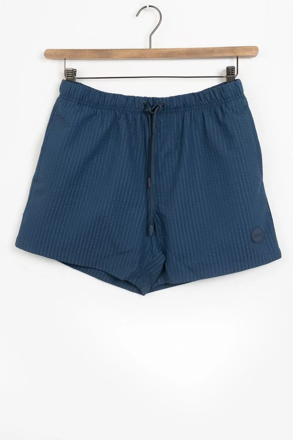 Heren Shiwi Swimwear> Donker E Seersucker Zwembroek
