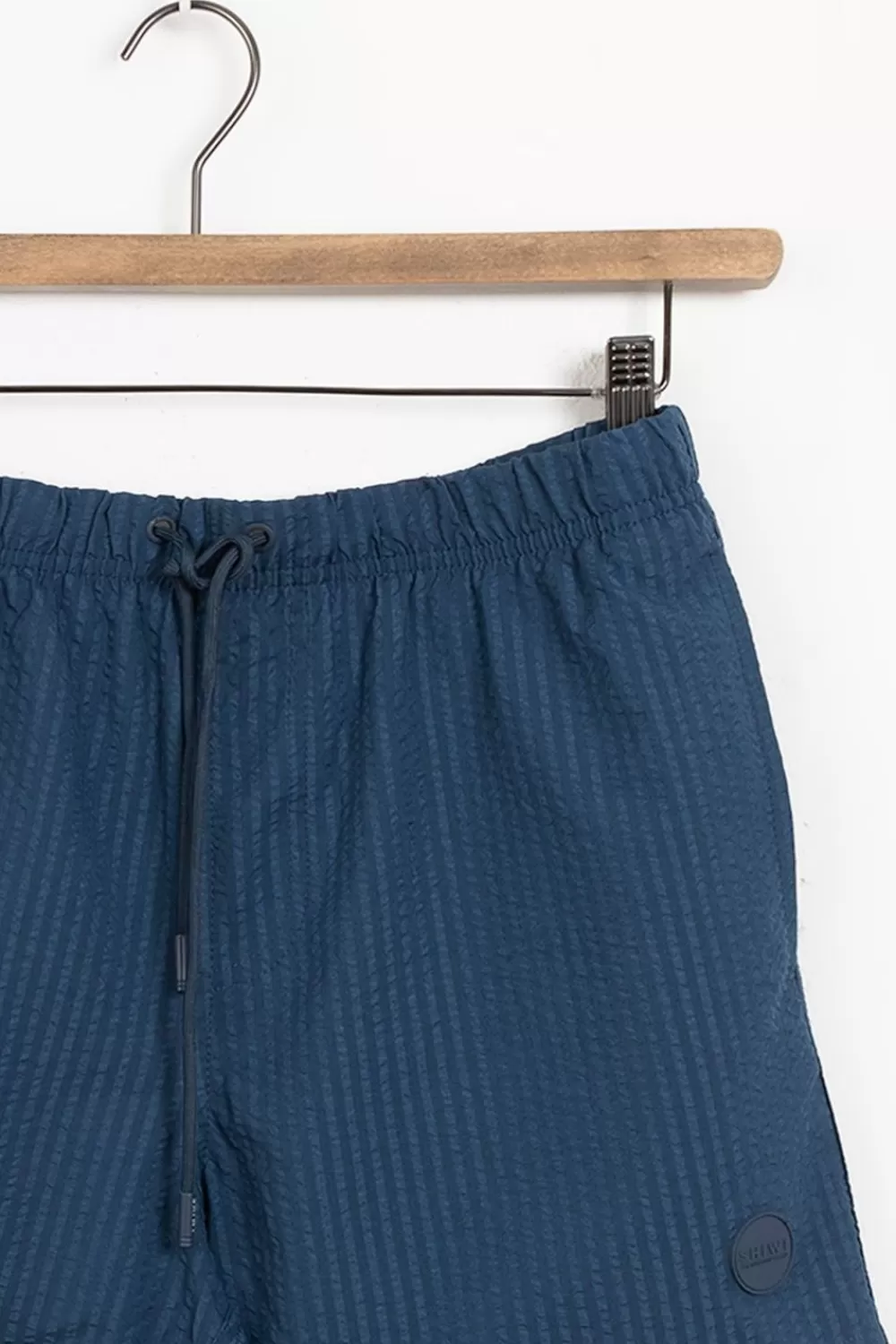 Heren Shiwi Swimwear> Donker E Seersucker Zwembroek