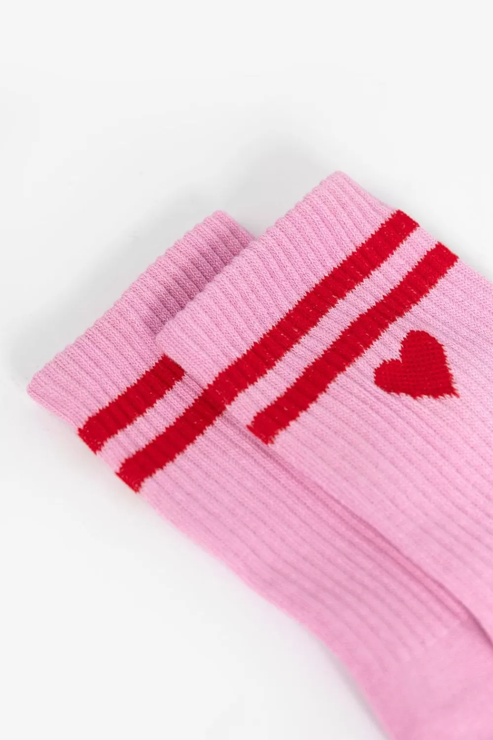 Dames Sissy-Boy Sokken En Panty'S>Sportsokken Met Hart