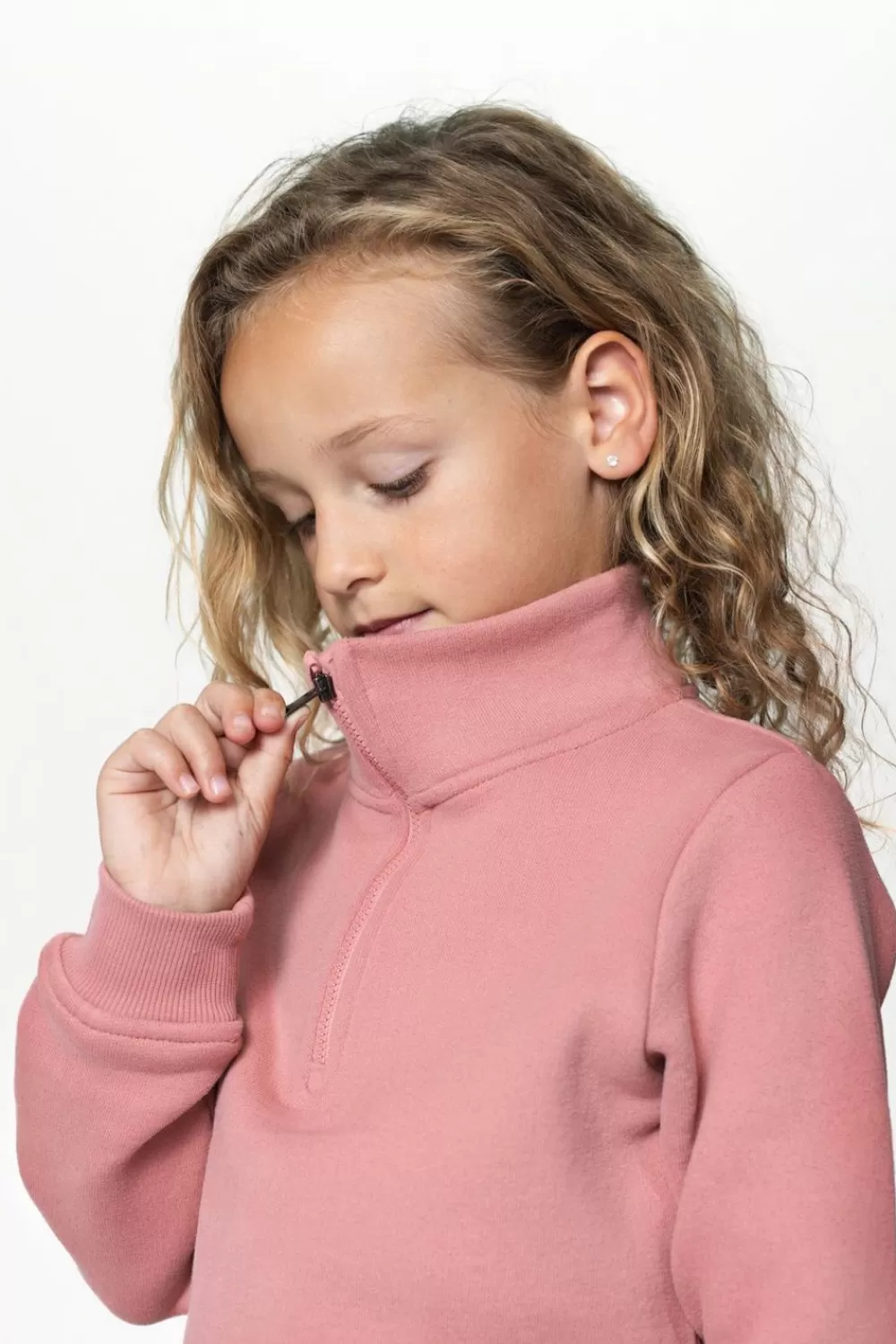 Kids Sissy-Boy Jurken>Sweater Jurk Met Rits En Elastische Taille