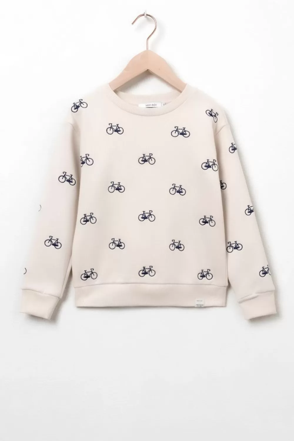 Kids Sissy-Boy Truien En Vesten>Sweater Met Fietsen Embroidery