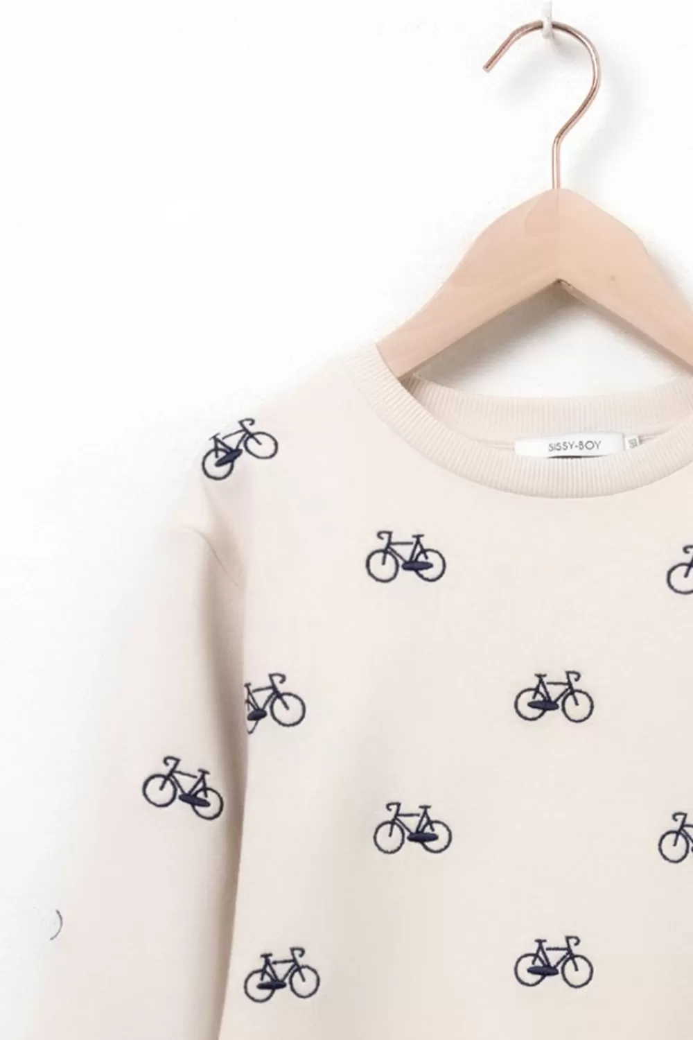Kids Sissy-Boy Truien En Vesten>Sweater Met Fietsen Embroidery