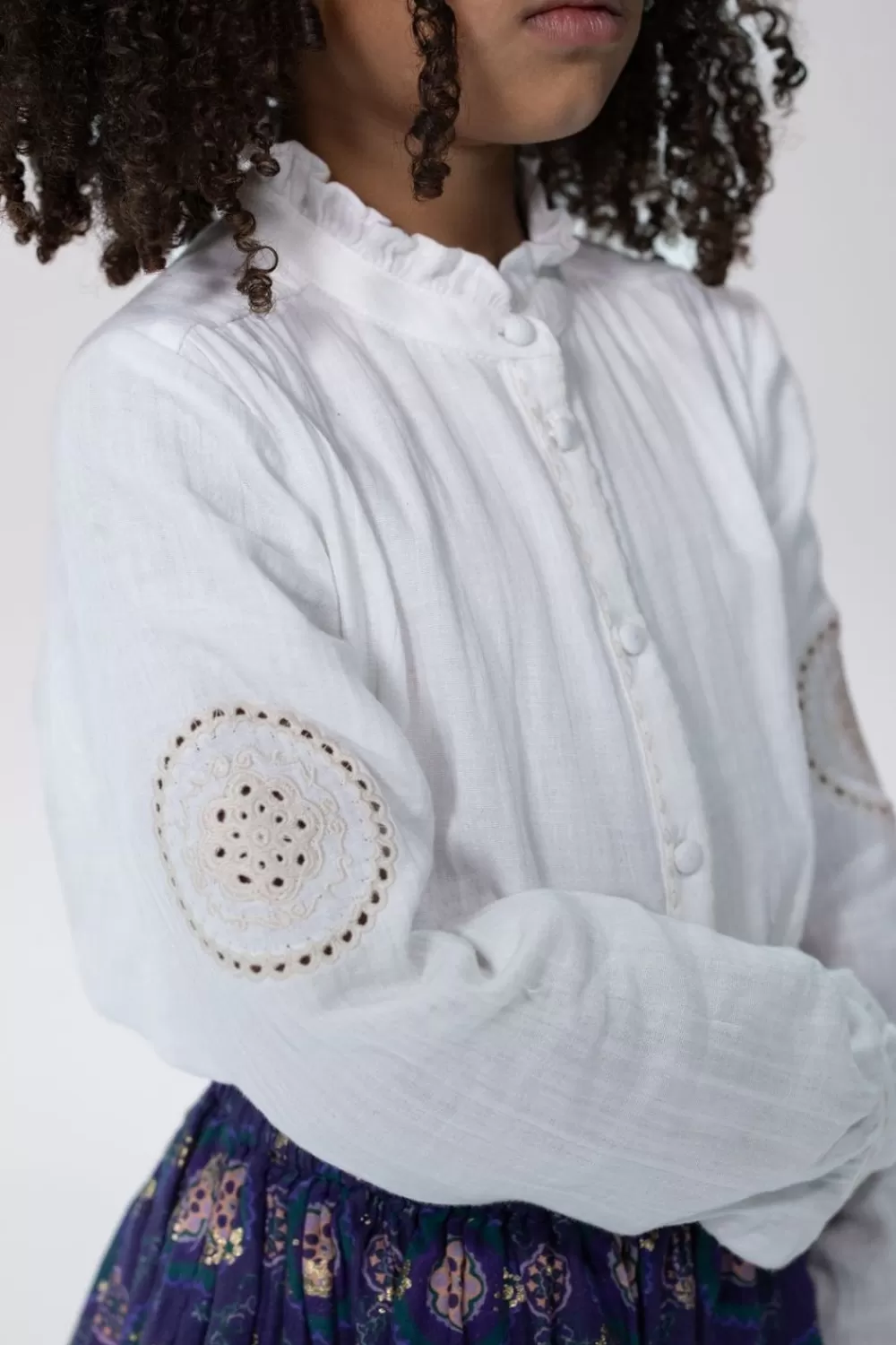 Kids Sissy-Boy Blouses>Te Blouse Met Embroidery Details