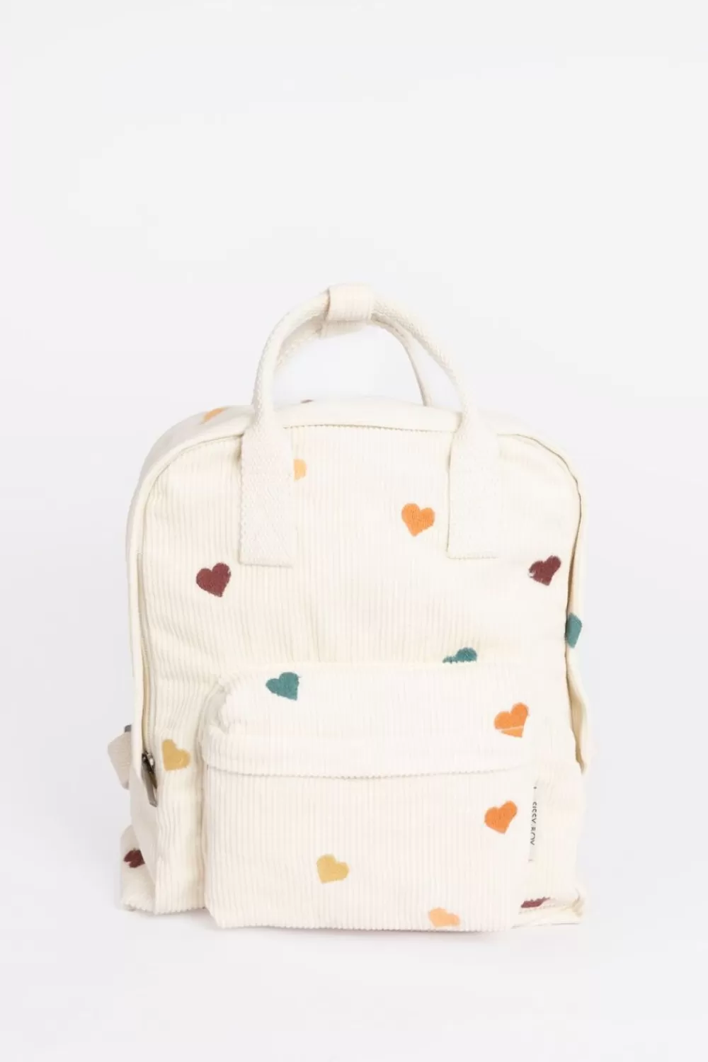 Kids Sissy-Boy Accessoires>Te Corduroy Rugzak Met Hartjes Embroidery