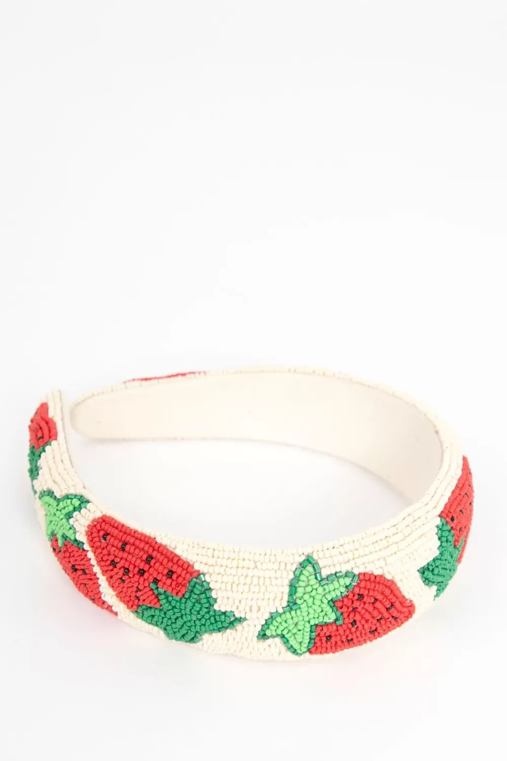 Kids Sissy-Boy Accessoires>Te Haarband Met Kraaltjes En Aardbeien