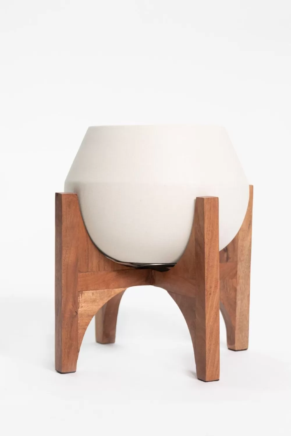 Sissy-Boy Woonaccessoires>Te Plantenpot Met Houten Standaard