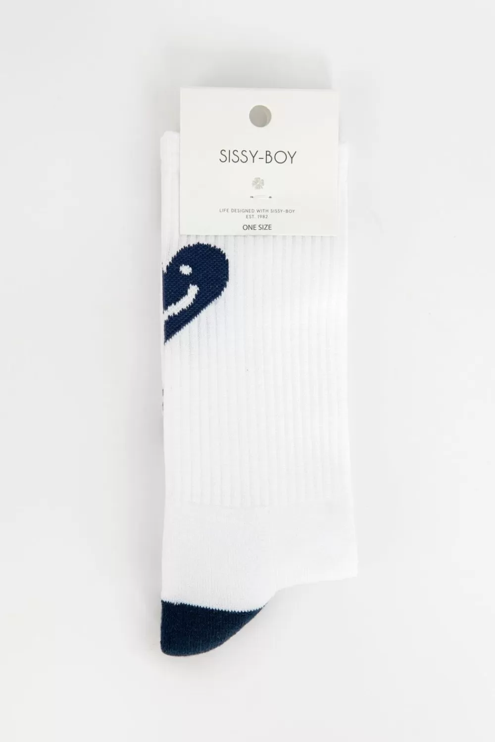Heren Sissy-Boy Sokken>Te Sportsokken Met Smiley Hart