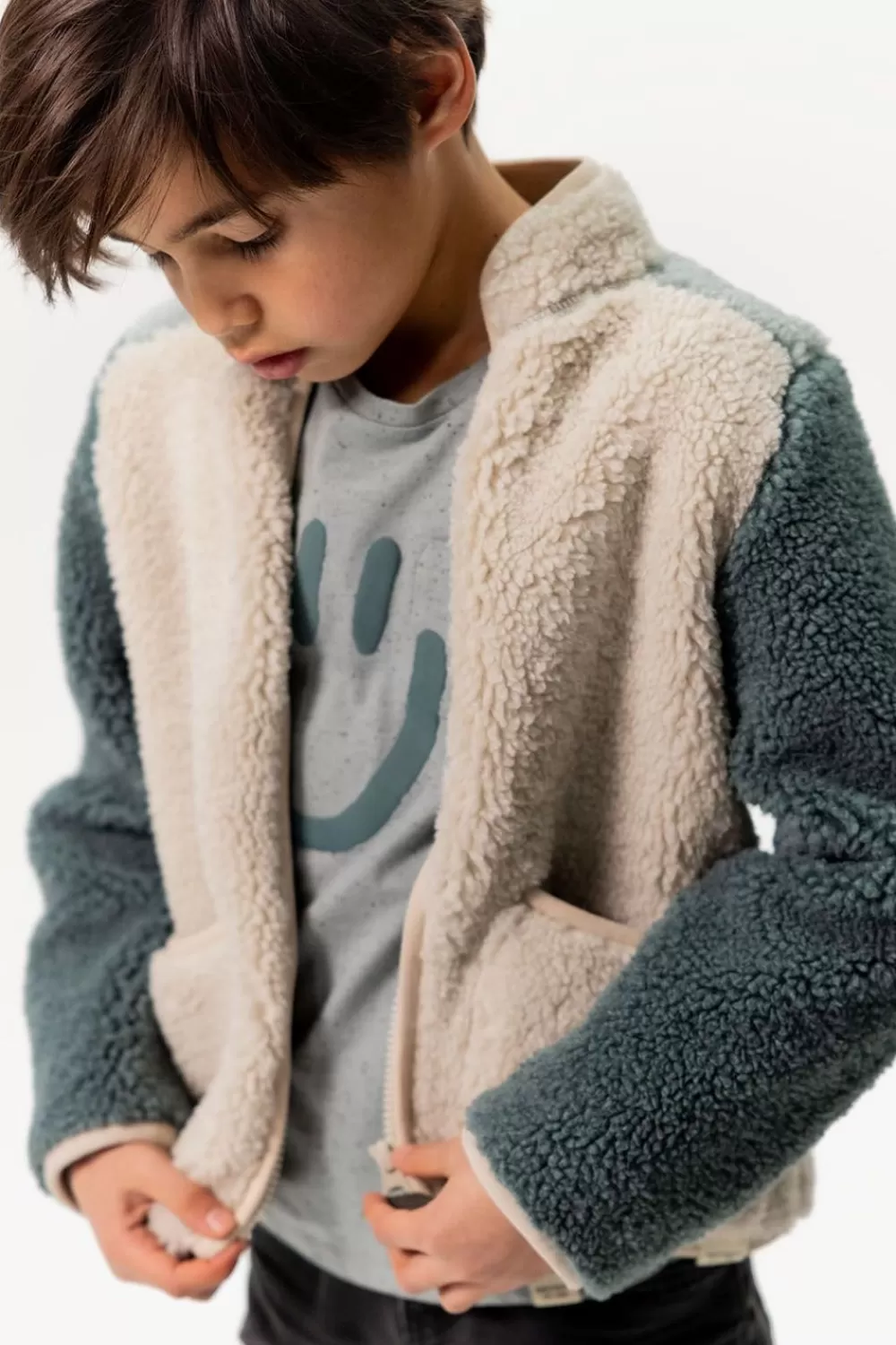Kids Sissy-Boy Blazers & Jasjes>Teddy Colourblock Jasje