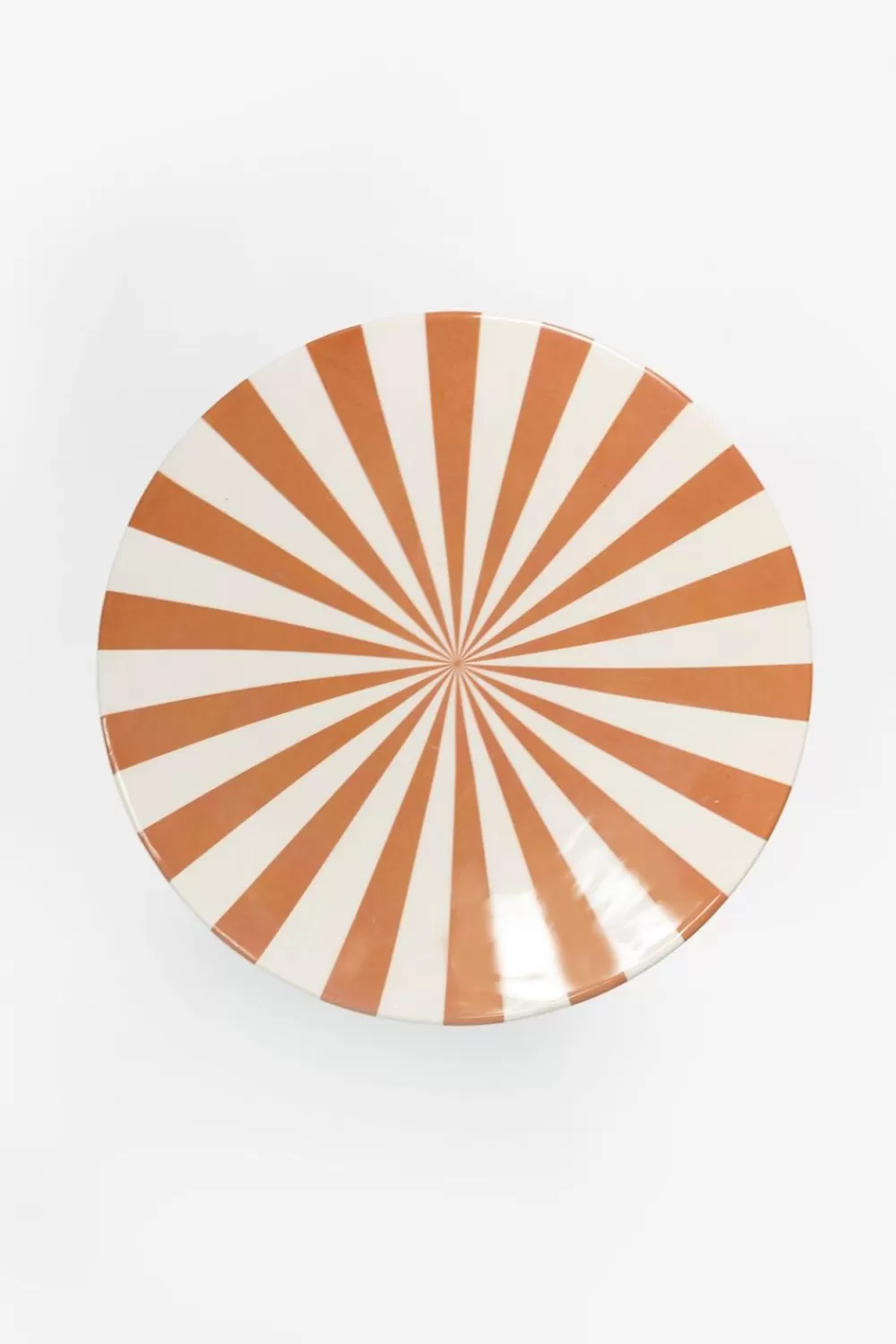 Sissy-Boy Tafels En Bijzettafels>Terracotta Gestreepte Mushroom Bijzettafel
