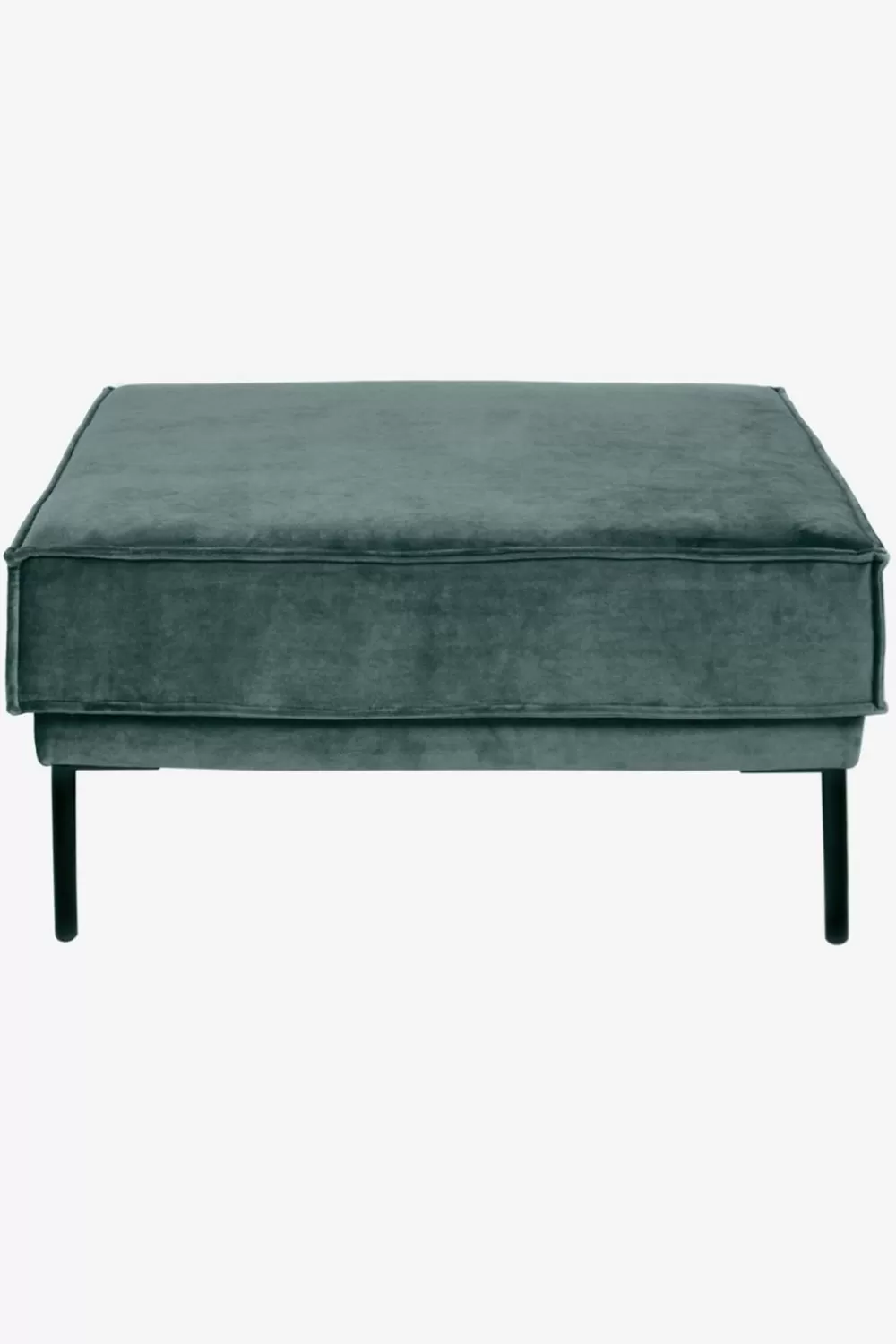 Sissy-Boy Hockers En Poefjes>The Duchess Velvet Hocker Grijs Blauw