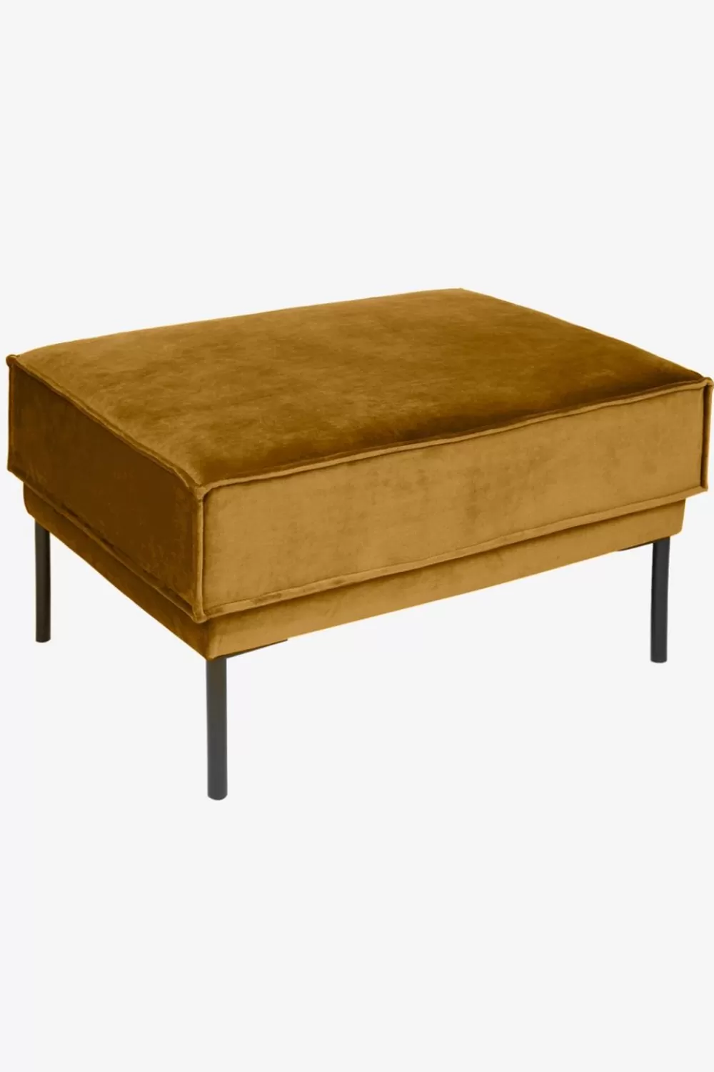 Sissy-Boy Hockers En Poefjes>The Duchess Velvet Hocker Okergeel