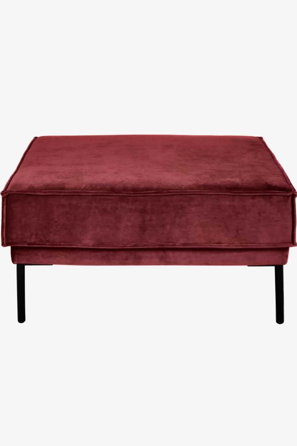 Sissy-Boy Hockers En Poefjes>The Duchess Velvet Hocker Wine Red