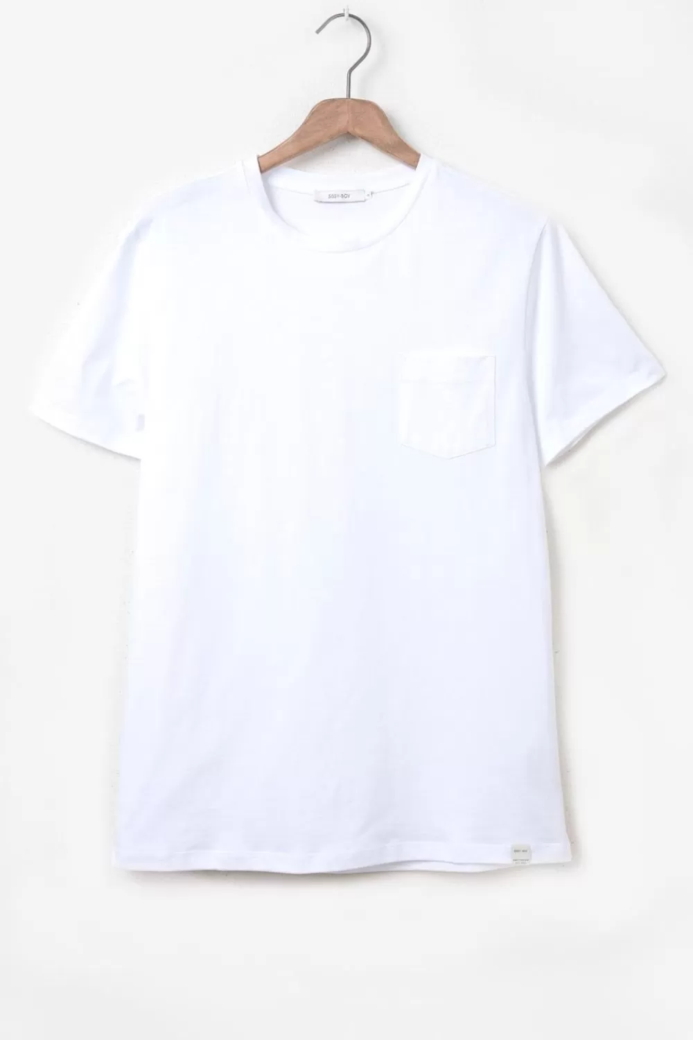 Heren Sissy-Boy T-Shirts>T-Shirt Met Borstzakje