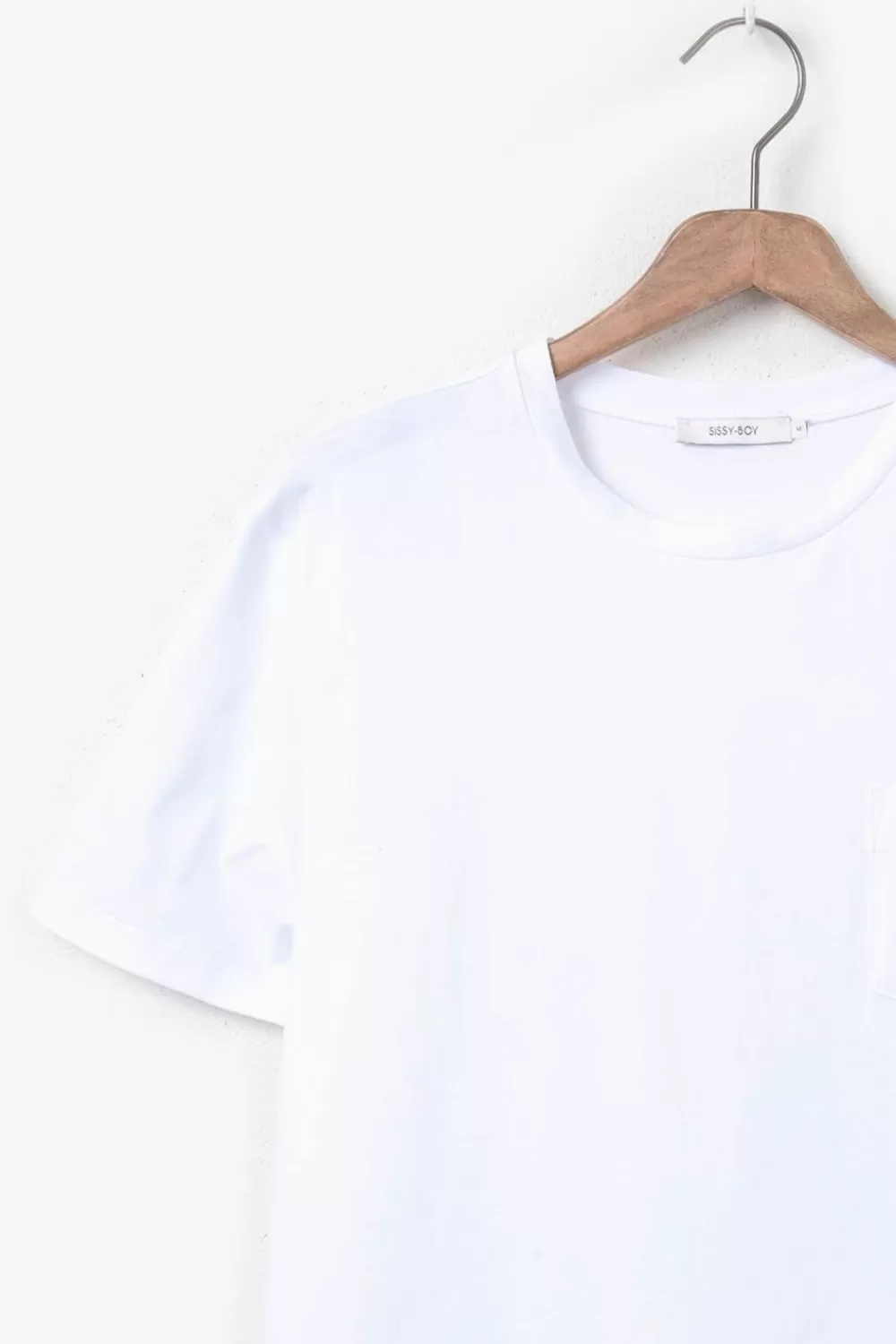 Heren Sissy-Boy T-Shirts>T-Shirt Met Borstzakje