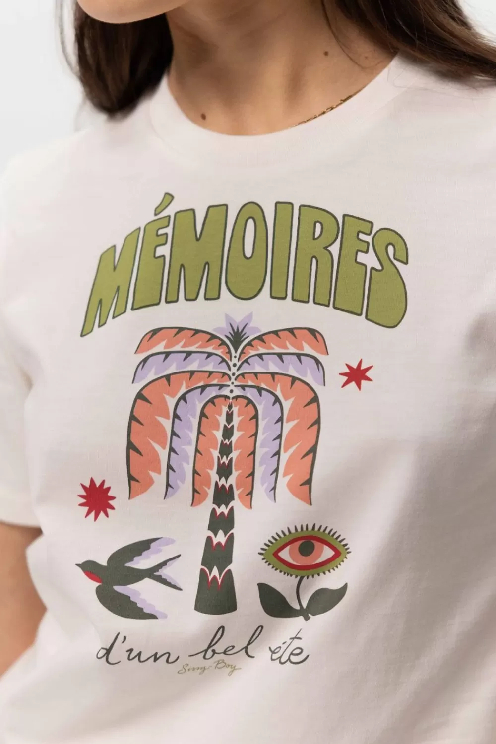 Dames Sissy-Boy T-Shirts En Tops>T-Shirt Met Multicolour Print