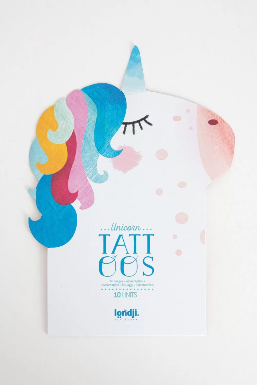 Kids Londji Diverse Speelgoed>Unicorn Tattoos 10 Stuks Groot