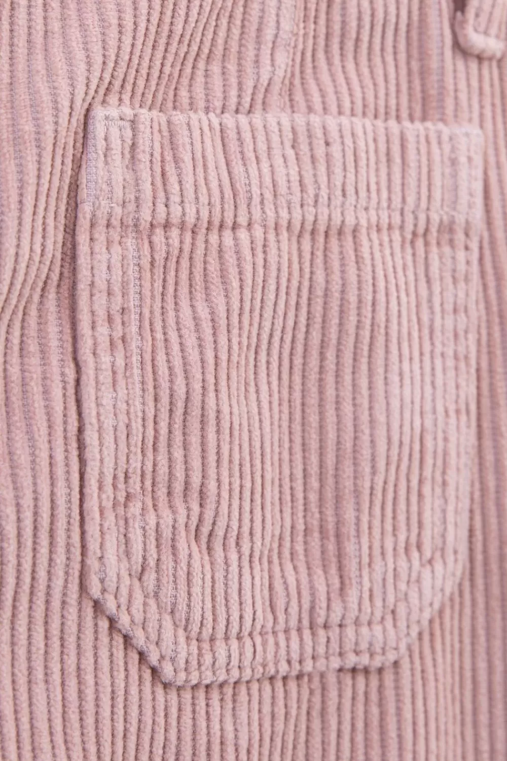 Kids Sissy-Boy Broeken>Vergrijsd Roze Ribcord Culotte Met Patch Pockets