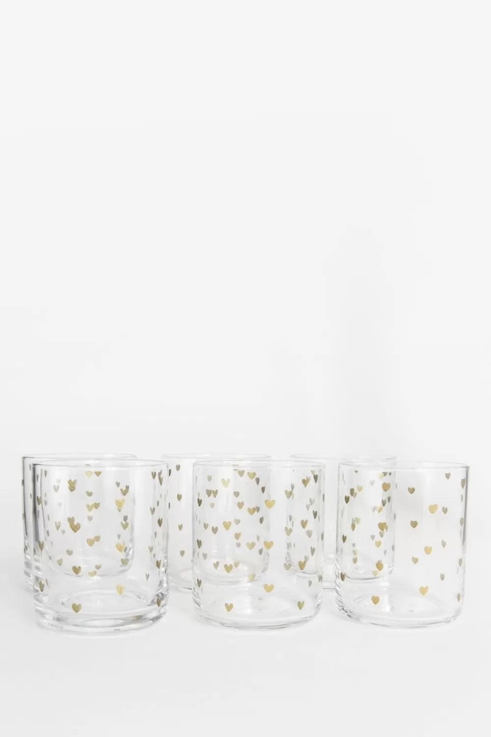 Sissy-Boy Glaswerk>Waterglazen Met Gouden Hartjes