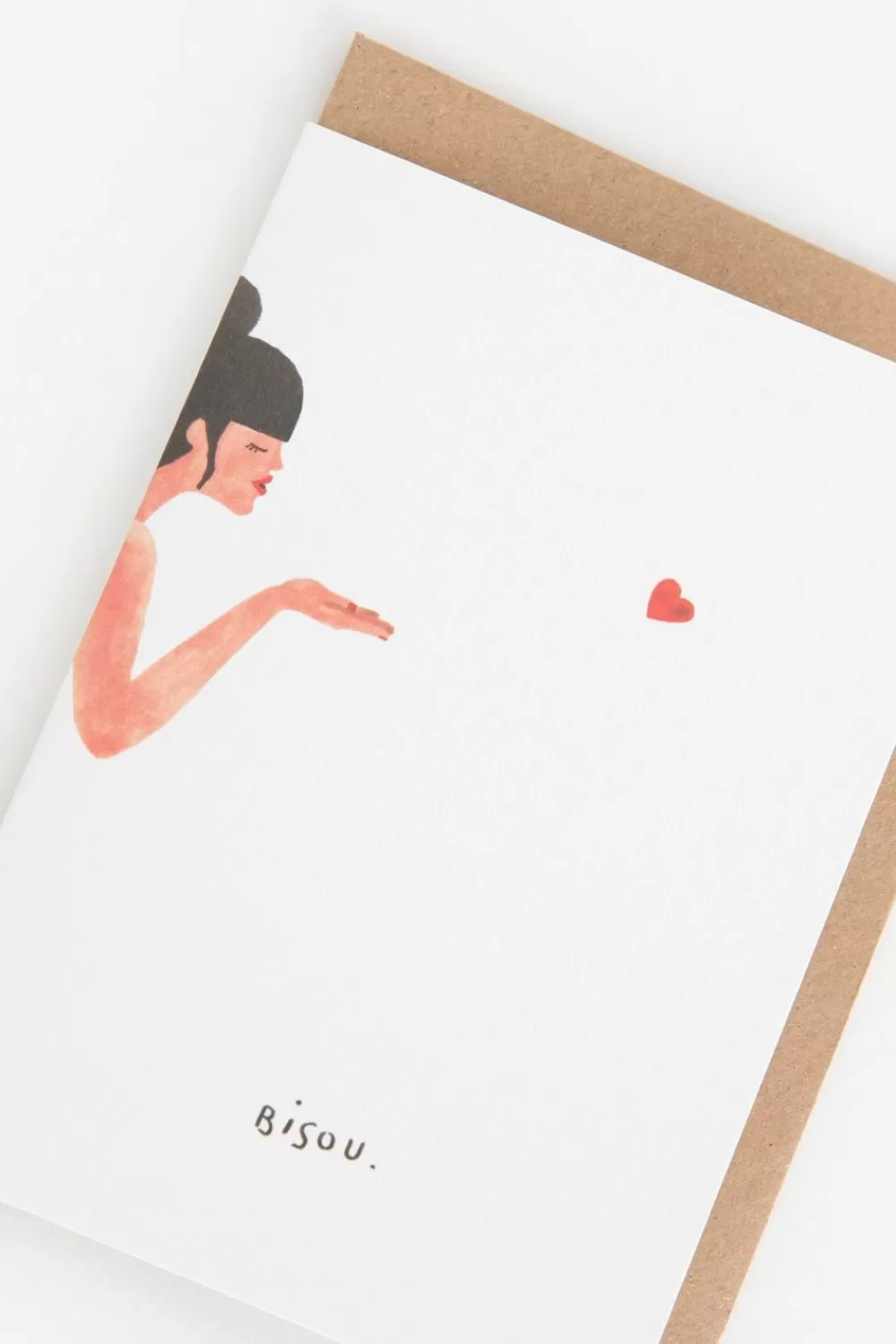 Claire Leina Company Stationery>Wenskaart Bisou