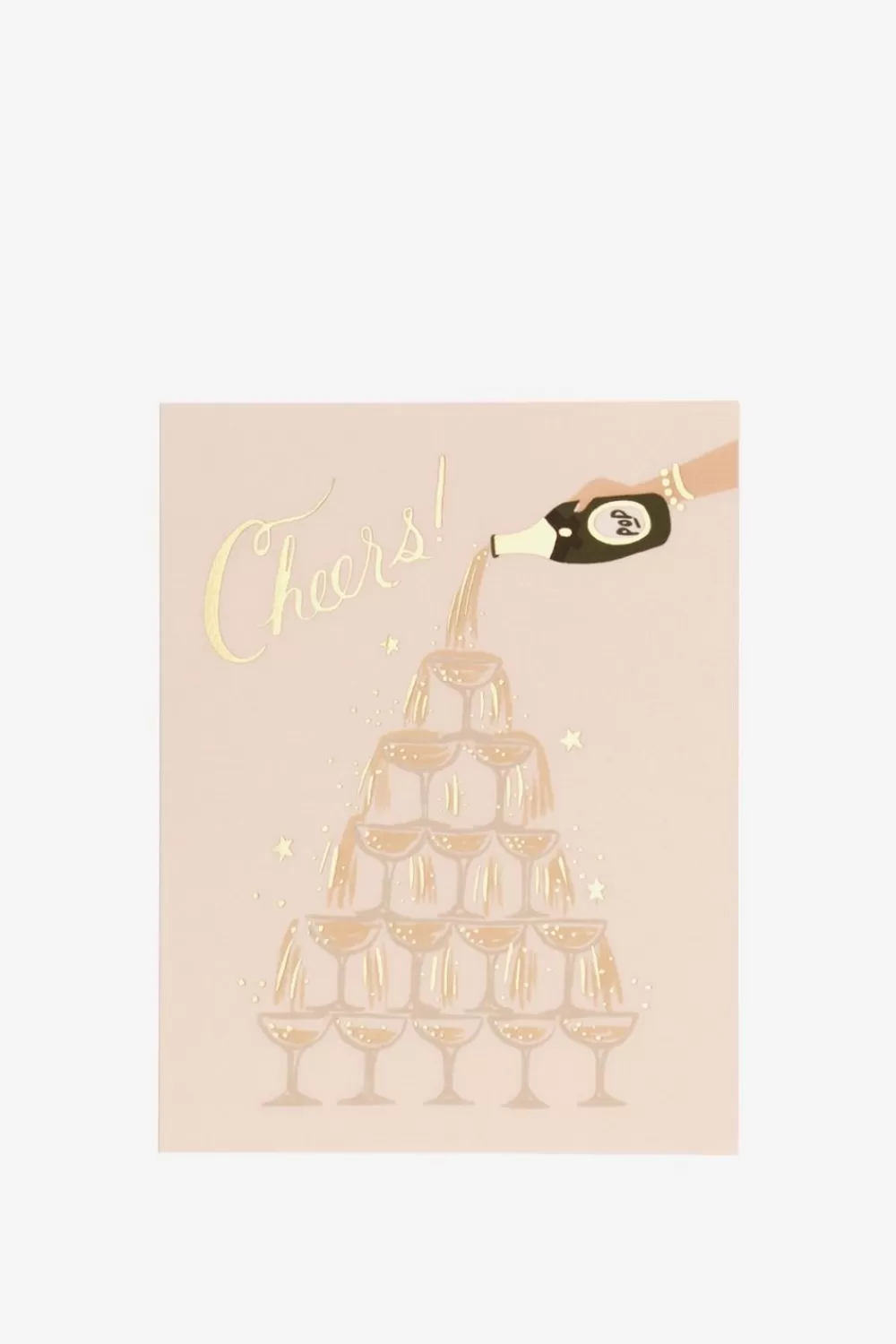 Misc Stationery>Wenskaart Champagne Tower