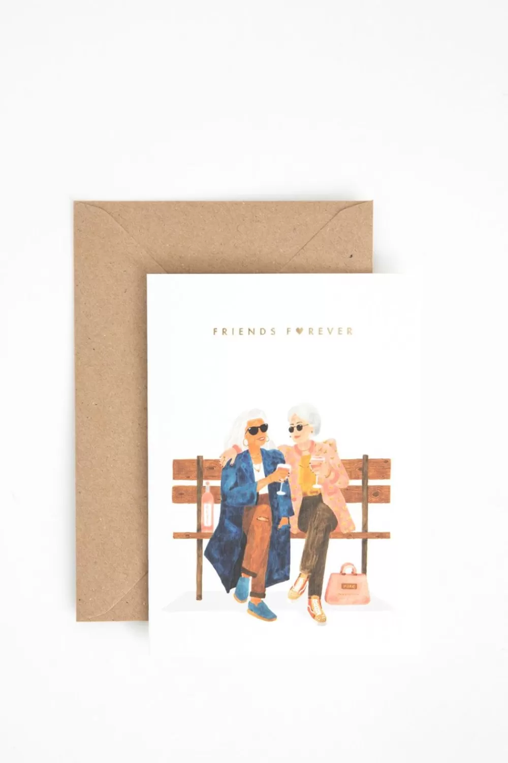 Claire Leina Company Stationery>Wenskaart Friends Forever