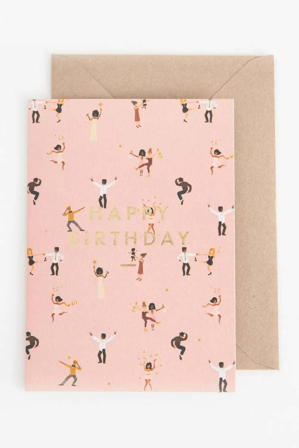 Claire Leina Company Stationery>Wenskaart Happy Birthday Dansers
