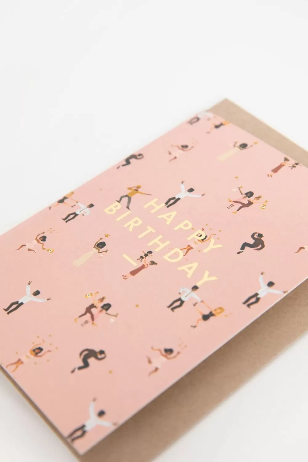 Claire Leina Company Stationery>Wenskaart Happy Birthday Dansers
