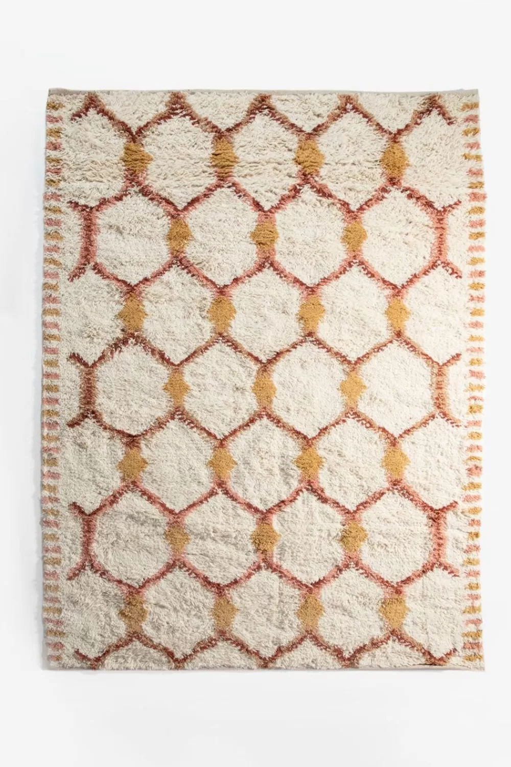 Sissy-Boy Vloerkleden>Wit Kleed Met Honey Comb Print