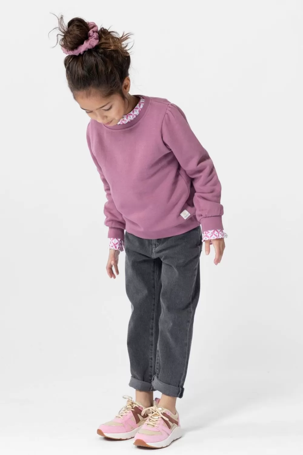 Kids Sissy-Boy Broeken>Zwarte Loose Fit Jeans